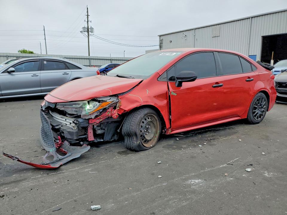 2021 Toyota Corolla VIN 5YFEPMAE2MP189085 COPART salvage auction — FRONT END, Fl - Cert Of Title Slvg Rebuildable, sold $575 on 2026-07-29 (photo 1)