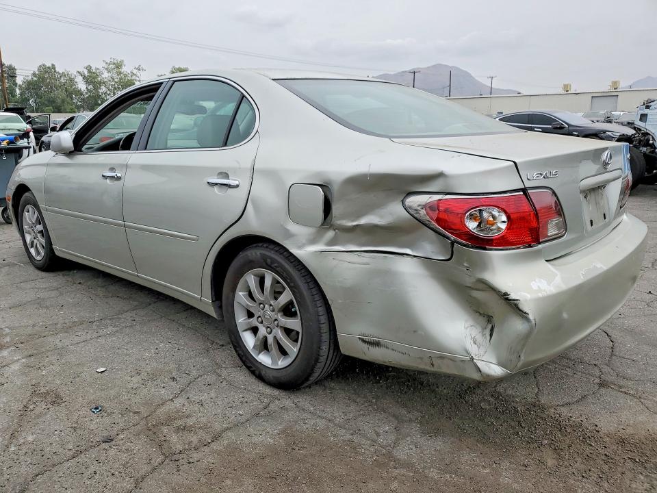 2004 Lexus Es 330 VIN JTHBA30G445016228 COPART salvage auction — SIDE, CA - SALVAGE CERTIFICATE, sold $525 on 2026-07-13 (photo 2)