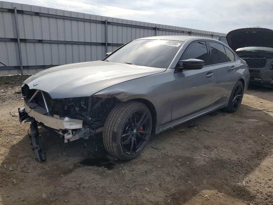 2023 BMW 3er VIN 3MW49FF06P8C99122 COPART salvage auction — FRONT END, MD - CERT OF SALVAGE < 75% DAMAGE, sold $7,200 on 2026-08-26 (photo 1)