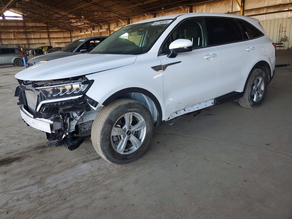 2023 Kia Sorento VIN 5XYRG4LCXPG247479 COPART salvage auction — FRONT END, Id - Salvage Certificate Of Title, sold $800 on 2026-06-29 (photo 1)