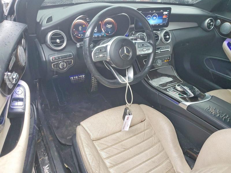 2021 Mercedes-benz C-klasse VIN W1KWJ8DB8MG067045 COPART salvage auction — FRONT END, Md - Cert Of Salvage > 75% Damage, sold $11,900 on 2026-07-13 (photo 8)