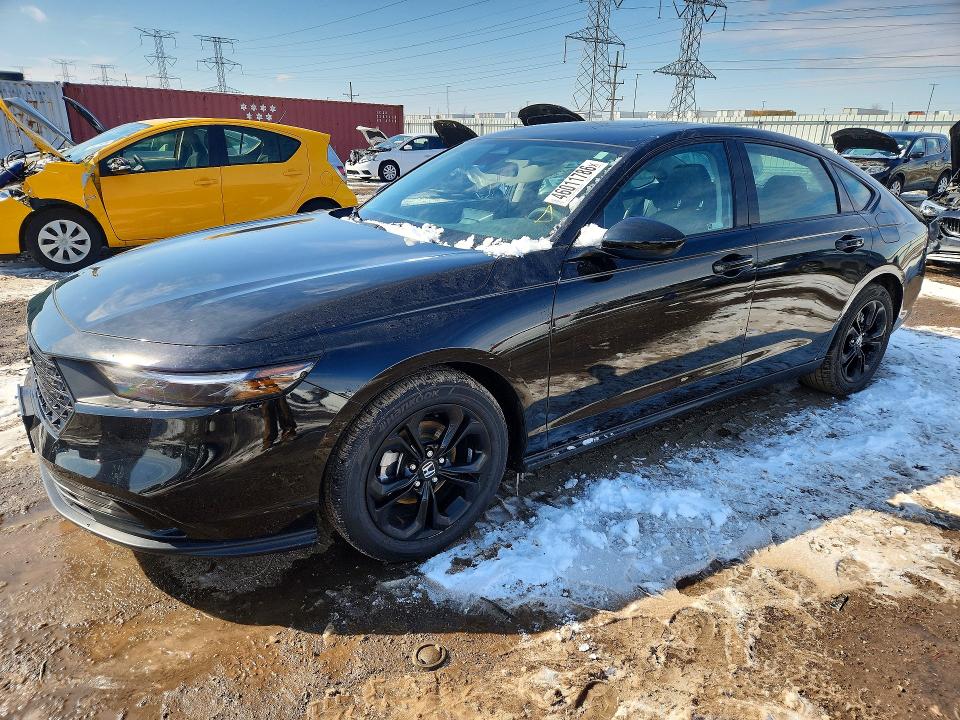 2025 Honda Accord VIN 1HGCY1F46SA049742 COPART salvage auction — REAR END, Il - Salvage Certificate, sold $10,900 on 2026-07-28 (photo 1)