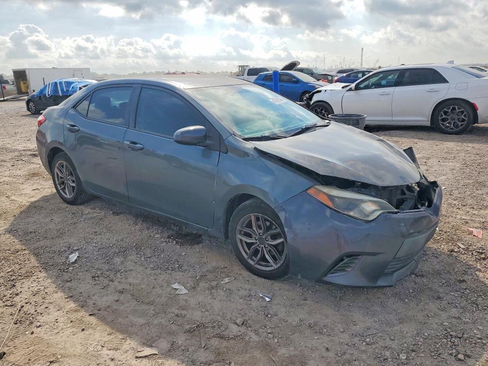2015 Toyota Corolla VIN 5YFBURHE6FP306586 COPART salvage auction — FRONT END, Tx - Salvage Vehicle Title, sold $1,700 on 2026-07-02 (photo 4)