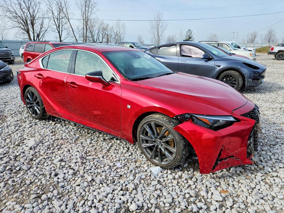 2021 Lexus Is VIN JTHGZ1E20M5018705 COPART salvage auction — WATER/FLOOD, Mi - Cert Of Title-Salvage Flood, sold $9,600 on 2026-07-09 (photo 4)