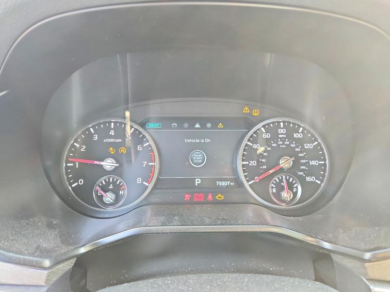 2022 Kia Telluride VIN 5XYP5DHC1NG293575 COPART salvage auction — FRONT END, Tx - Salvage Vehicle Title, sold $7,500 on 2026-07-20 (photo 9)
