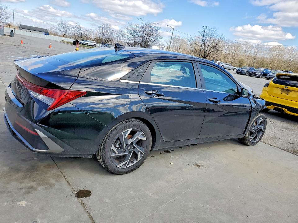 2025 Hyundai Elantra VIN KMHLS4DGXSU907335 COPART salvage auction — FRONT END, Fl - Certificate Of Destruction, sold $4,400 on 2026-07-09 (photo 3)