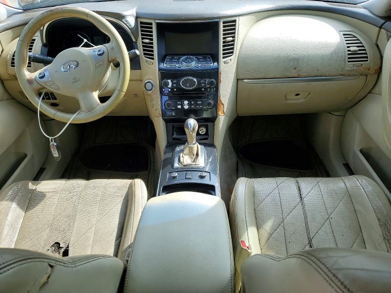 2011 Infiniti Fx35 VIN JN8AS1MUXBM711318 COPART salvage auction — WATER/FLOOD, LA - CERT OF TITLE-SALVAGE WATER, sold $225 on 2026-07-10 (photo 8)