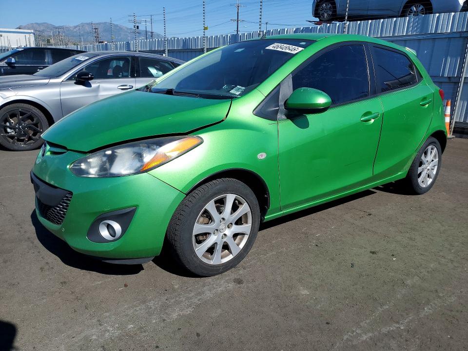2012 Mazda 2 VIN JM1DE1LZ5C0139239 COPART salvage auction — FRONT END, Id - Salvage Certificate Of Title, sold $900 on 2026-07-06 (photo 1)