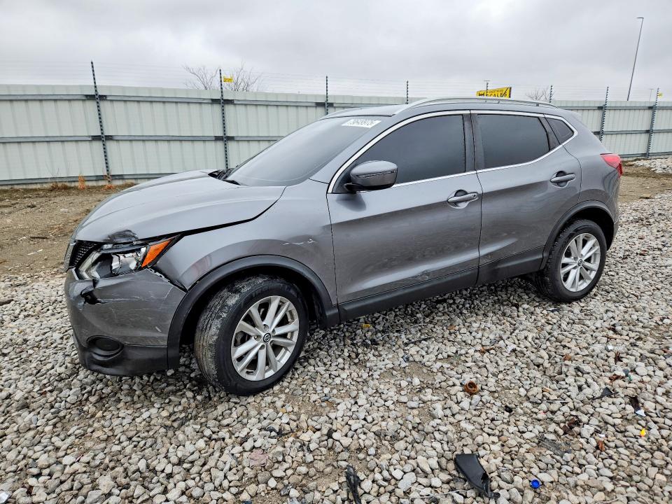 2019 Nissan Rogue VIN JN1BJ1CR2KW626593 COPART salvage auction — FRONT END, Il - Salvage Certificate, sold $1,750 on 2026-07-20 (photo 1)