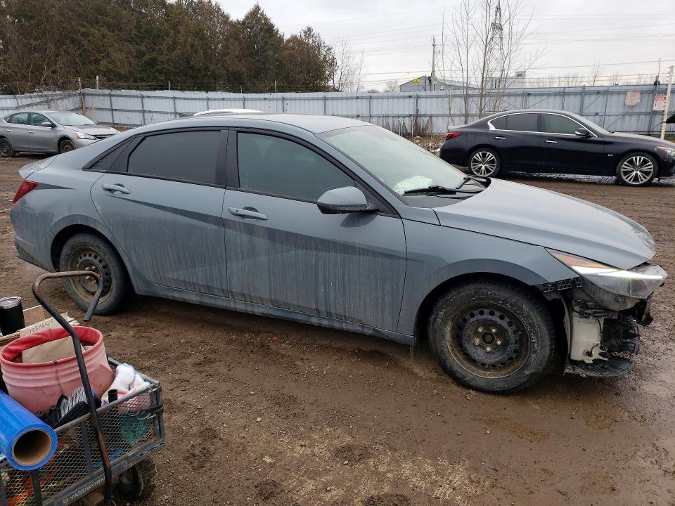 2022 Hyundai Elantra VIN KMHLM4AG7NU229694 COPART salvage auction — FRONT END, Salvage Title, sold $4,050 on 2026-07-14 (photo 4)