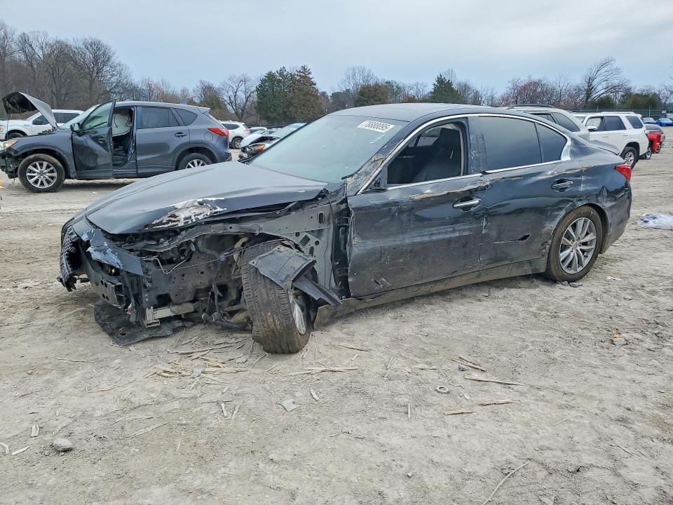 2015 Infiniti Q50 VIN JN1BV7AR2FM423036 — COPART salvage auction photo