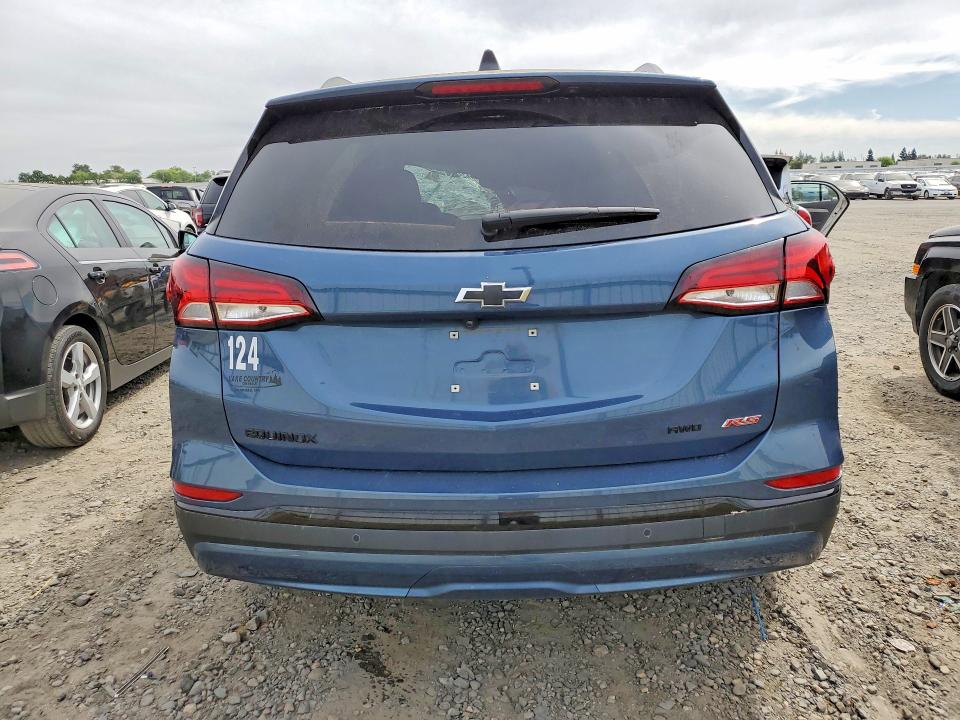 2024 Chevrolet Equinox VIN 3GNAXWEG2RL321411 COPART salvage auction — ROLLOVER, Ca - Salvage Certificate, sold $3,150 on 2026-07-09 (photo 6)
