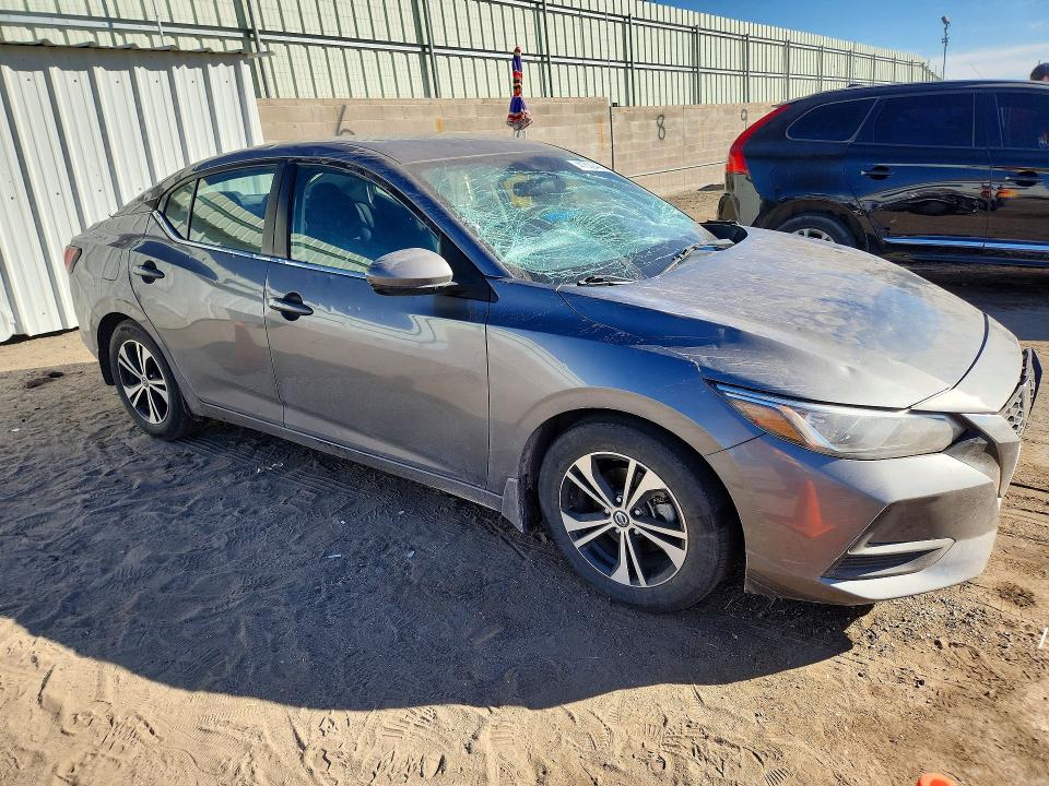 2021 Nissan Sentra VIN 3N1AB8CV3MY233504 COPART salvage auction — FRONT END, Ok - Cert Of Title-Rebuilt (P), sold $1,900 on 2026-07-09 (photo 4)