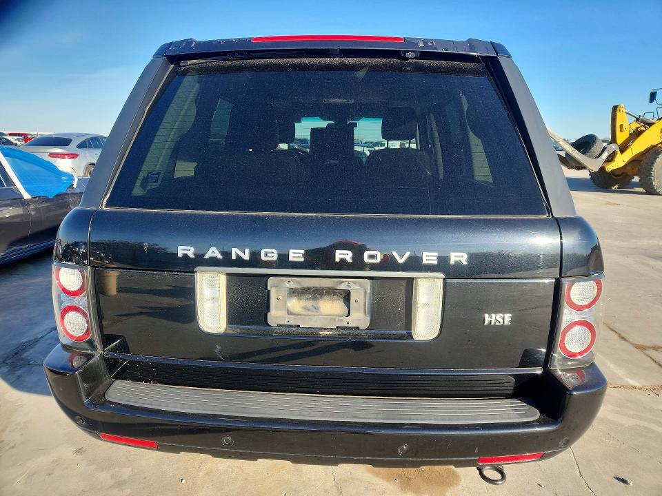 2011 Land rover RANGE ROVER VIN SALME1D46BA358215 COPART salvage auction — FRONT END, Tx - Salvage Vehicle Title, sold $2,750 on 2026-07-09 (photo 6)