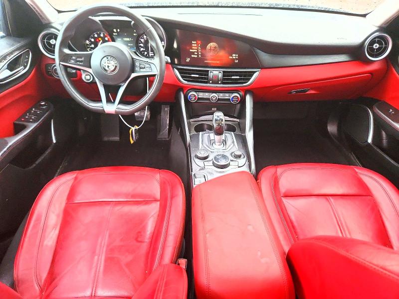 2018 Alfa romeo Giulia VIN ZARFAEBN4J7573186 COPART salvage auction — FRONT END, Tx - Salvage Vehicle Title, sold $5,200 on 2026-07-31 (photo 8)