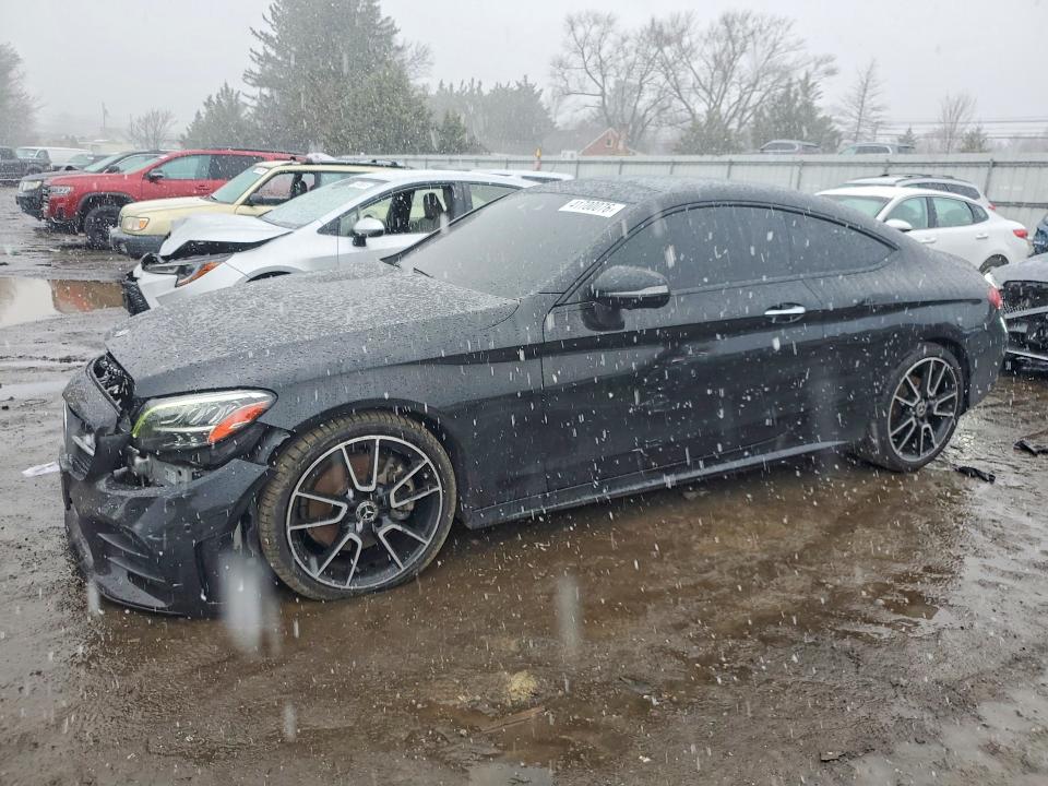 2021 Mercedes-benz C-klasse VIN W1KWJ8DB8MG067045 COPART salvage auction — FRONT END, Md - Cert Of Salvage > 75% Damage, sold $11,900 on 2026-07-13 (photo 1)