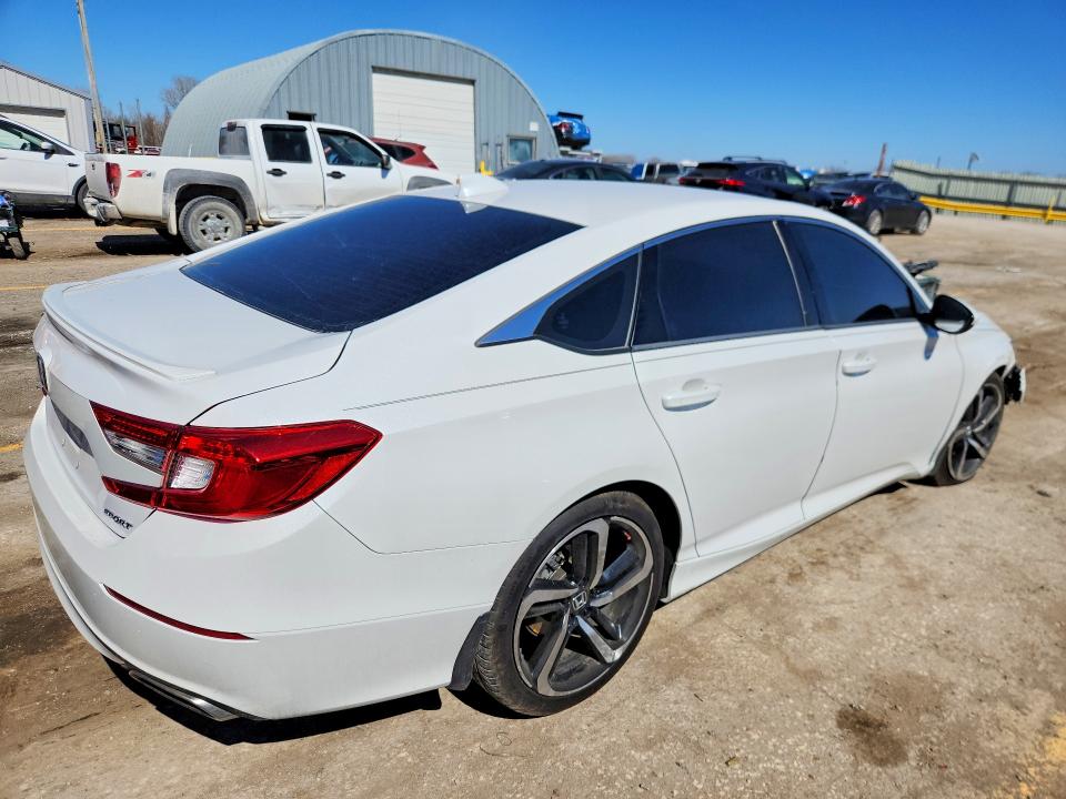2019 Honda Accord VIN 1HGCV1E32KA100834 COPART salvage auction — FRONT END, Wv - Salvage Certificate, sold $4,700 on 2026-08-03 (photo 3)