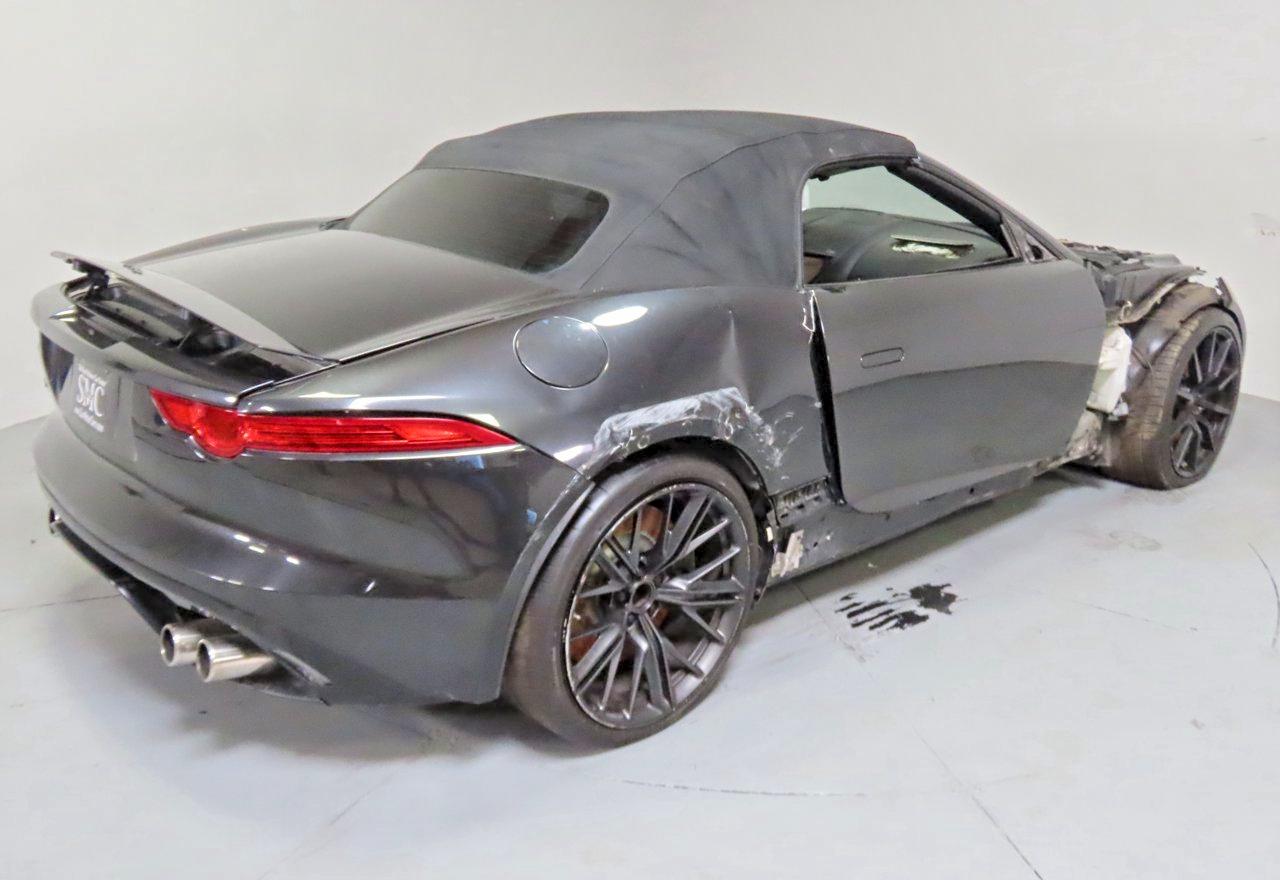 2014 Jaguar F-type VIN SAJWA6GL6EMK07553 COPART salvage auction — All Over, Ut - Dis/Dlr/Exp Only Salvage Title (P), sold $7,800 on 2026-05-29 (photo 3)