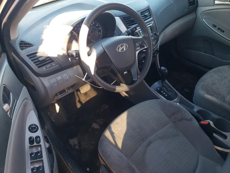 2017 Hyundai Accent VIN KMHCT5AE2HU312719 COPART salvage auction — MINOR DENT/SCRATCHES, Or - Certificate Of Title, sold $750 on 2026-07-27 (photo 8)