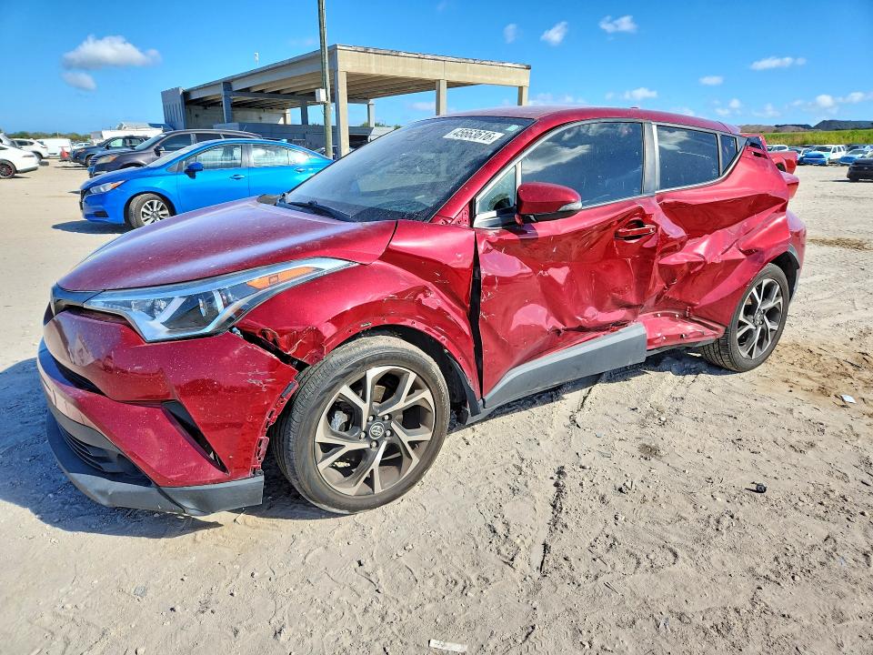 2018 Toyota C-hr VIN JTNKHMBXXJ1008164 COPART salvage auction — SIDE, Fl - Cert Of Title Slvg Rebuildable, sold $3,900 on 2026-08-01 (photo 1)