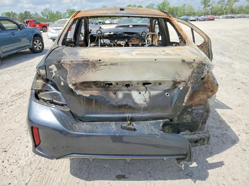 2024 Mitsubishi Mirage VIN ML32FUFJ3RHF18350 COPART salvage auction — BURN, Tx - Nonrepairable Title, sold $150 on 2026-07-07 (photo 6)