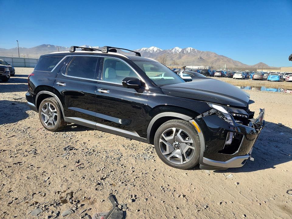 2024 Hyundai Palisade VIN KM8R5DGE4RU730965 COPART salvage auction — FRONT END, Ut - Salvage Certificate, sold $7,100 on 2026-07-31 (photo 4)