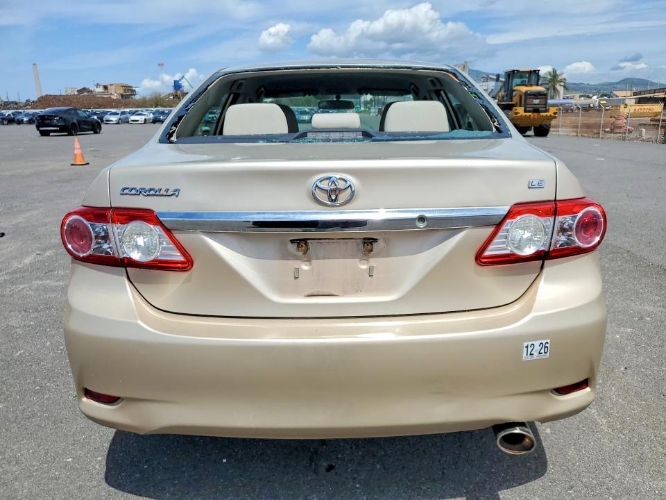 2013 Toyota Corolla VIN 2T1BU4EE0DC996369 COPART salvage auction — REAR END, Hi - Certificate Of Salvage, sold $4 on 2026-07-27 (photo 6)