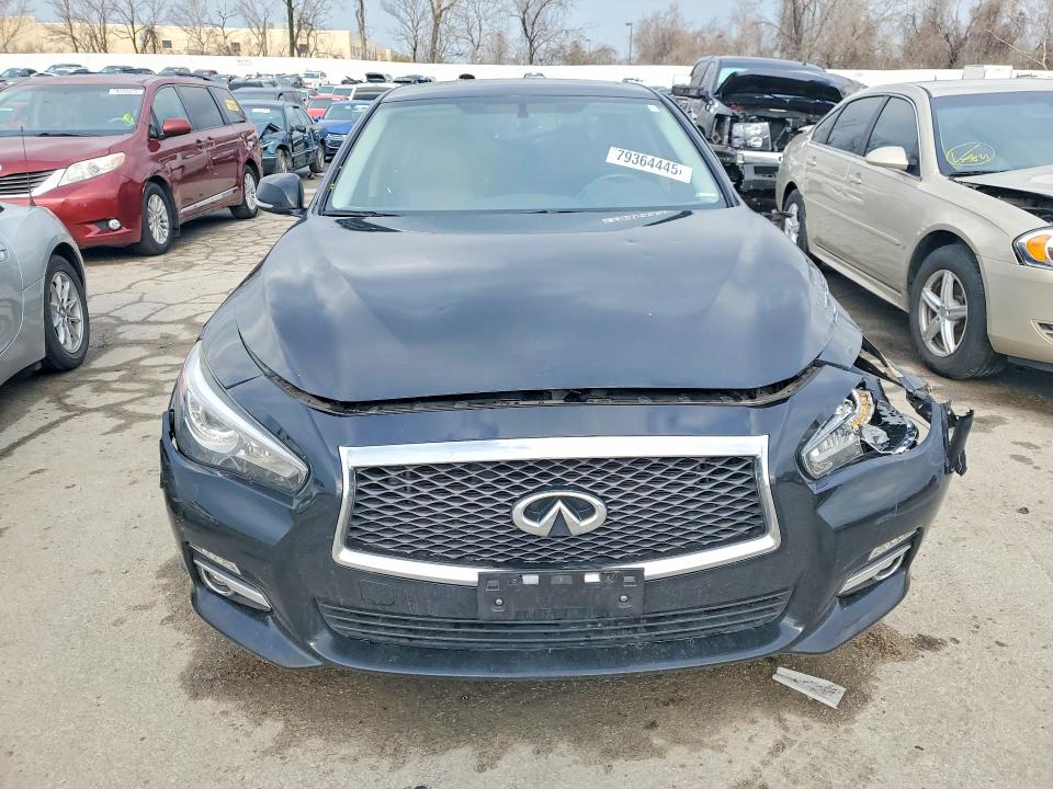 2015 Infiniti Q50 VIN JN1BV7AR5FM420678 COPART salvage auction — FRONT END, Mo - Salvage Certificate Of Title, sold $175 on 2026-07-28 (photo 5)