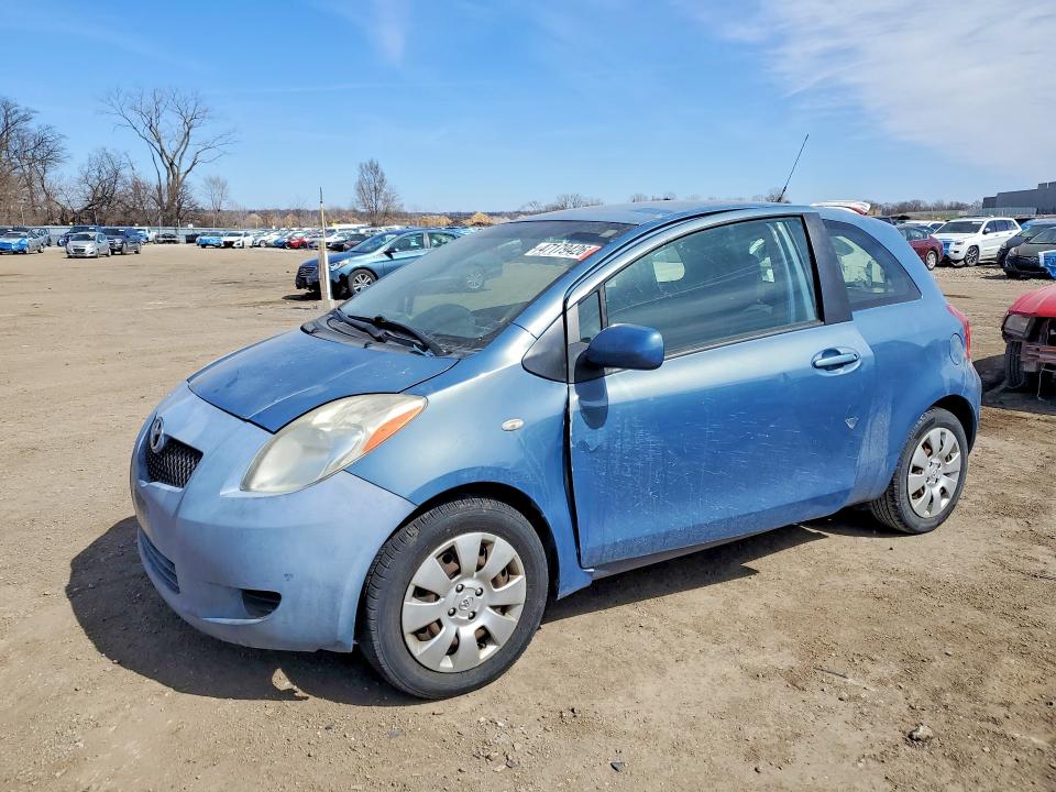 2007 Toyota Yaris VIN JTDJT923875091622 COPART salvage auction — SIDE, Ia - Cert Of Title-Salvage Title, sold $1,050 on 2026-07-06 (photo 1)