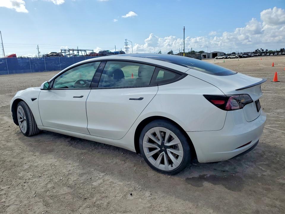 2023 Tesla Model 3 VIN 5YJ3E1EA8PF553741 COPART salvage auction — VANDALISM, Fl - Cert Of Title Slvg Rebuildable, sold $8,400 on 2026-07-08 (photo 2)
