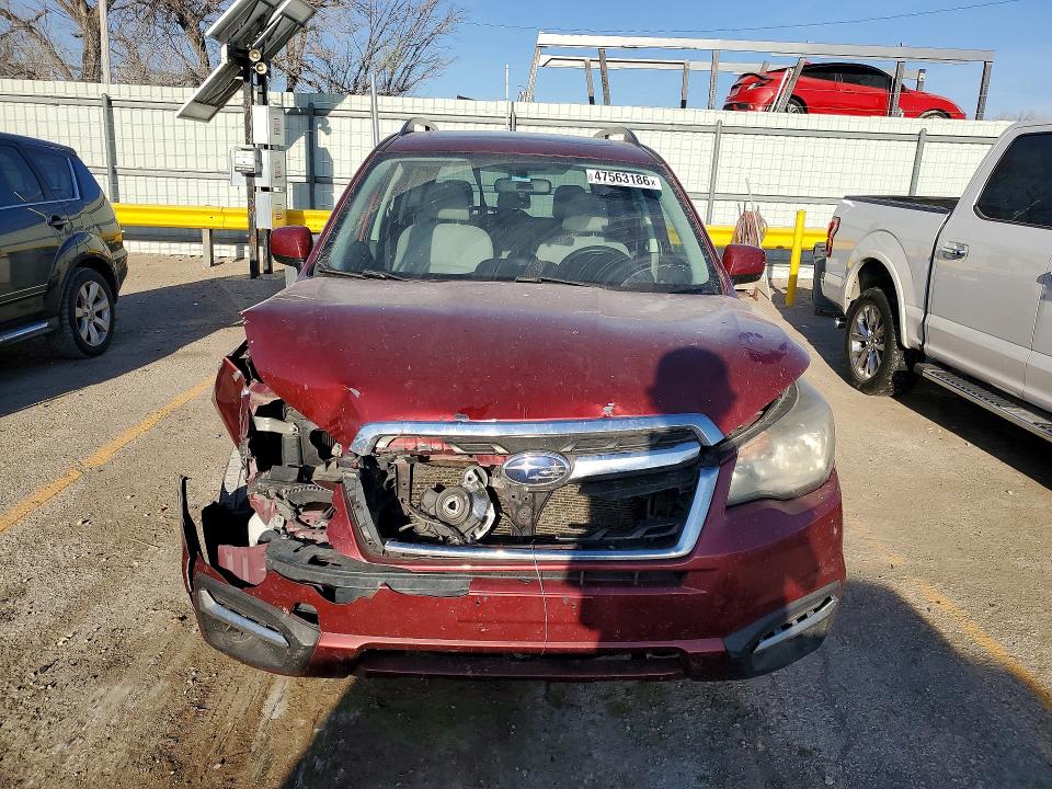 2018 Subaru Forester VIN JF2SJAEC4JH577651 COPART salvage auction — FRONT END, Ks - Cert Of Title-Salvage, sold $925 on 2026-07-06 (photo 5)