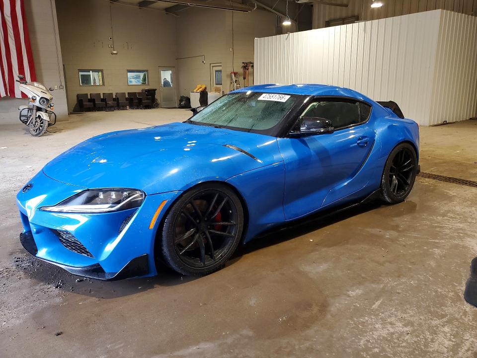 2021 Toyota Supra VIN WZ1DB0C06MW036786 COPART salvage auction — SIDE, Pa - Certificate Of Salvage, sold $14,800 on 2026-07-29 (photo 1)
