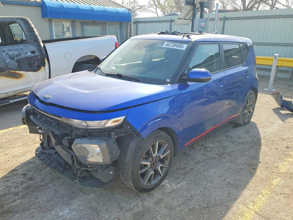 2020 Kia Soul VIN KNDJ63AU2L7086316 COPART salvage auction — FRONT END, Ks - Cert Of Title-Salvage, sold $1,000 on 2026-07-08 (photo 1)