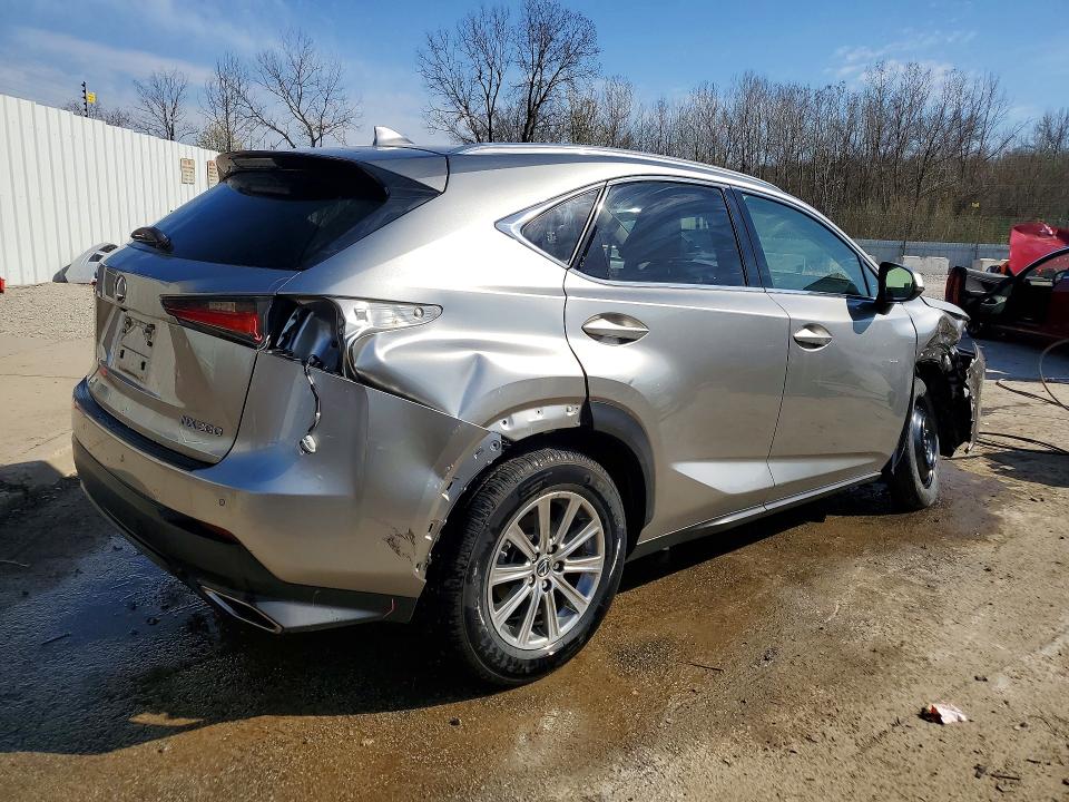 2020 Lexus Nx VIN JTJDARBZ3L5016289 COPART salvage auction — FRONT END, Fl - Certificate Of Destruction, sold $3,800 on 2026-07-30 (photo 3)