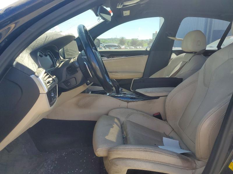 2018 BMW 5er VIN WBAJA5C50JWA36940 COPART salvage auction — FRONT END, Ca - Dis/Dlr/Exp Only Clean Title, sold $4,850 on 2026-07-27 (photo 7)
