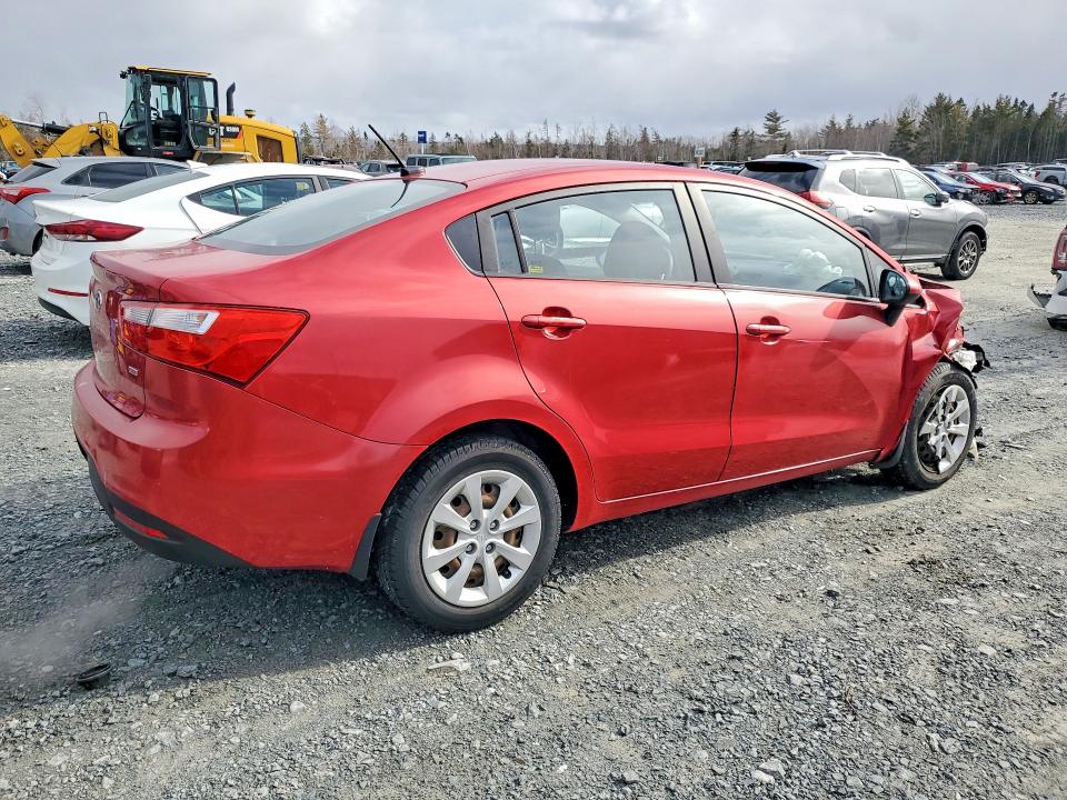 2013 Kia Rio VIN KNADM4A34D6121779 COPART salvage auction — FRONT END, Salvage Title, sold $325 on 2026-07-23 (photo 3)