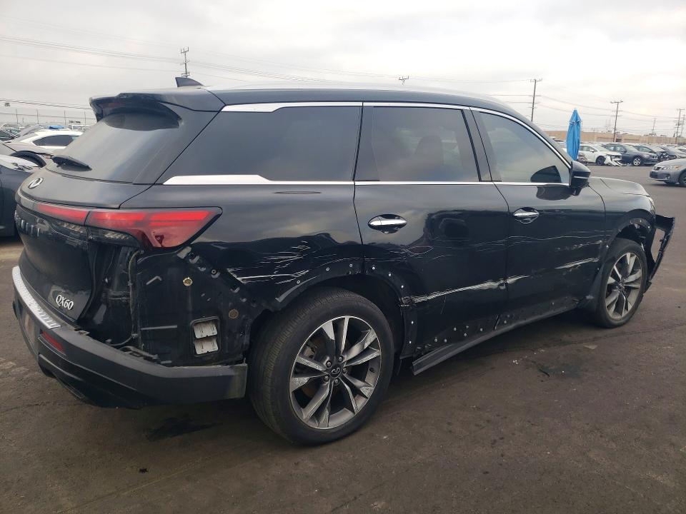 2023 Infiniti Qx60 VIN 5N1DL1FR0PC357171 COPART salvage auction — FRONT END, CA - SALVAGE CERTIFICATE, sold $7,400 on 2026-08-31 (photo 3)