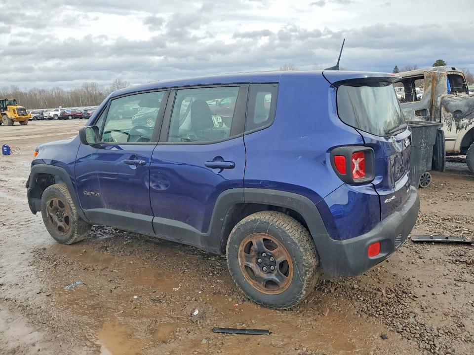 2018 Jeep Renegade VIN ZACCJBAB5JPG72489 COPART salvage auction — FRONT END, Ny - Mv907A-Parts Only W/Lienholder, sold $625 on 2026-07-15 (photo 2)
