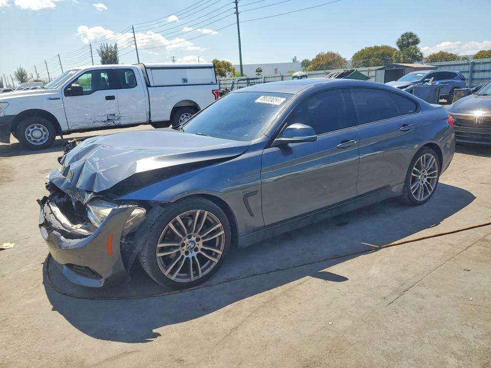 2015 BMW 4er VIN WBA4A9C59FGL87042 COPART salvage auction — FRONT END, Fl - Cert Of Title Slvg Rebuildable, sold $1,900 on 2026-07-20 (photo 1)