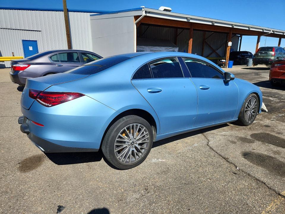2020 Mercedes-benz Cla-klasse VIN WDD5J4HB6LN072060 COPART salvage auction — FRONT END, CO - SALVAGE TITLE, sold $4,700 on 2026-07-09 (photo 3)