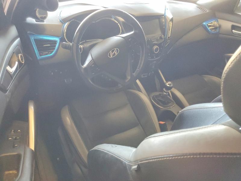 2016 Hyundai Veloster VIN KMHTC6AE9GU300314 COPART salvage auction — FRONT END, Tx - Certificate Of Title, sold $3,000 on 2026-07-06 (photo 8)