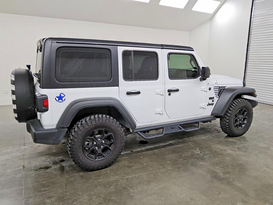 2025 Jeep Wrangler / VIN 1C4PJXDN3SW552358 COPART salvage auction — MINOR DENT/SCRATCHES, Tx - Certificate Of Title, sold $23,500 on 2026-07-09 (photo 3)