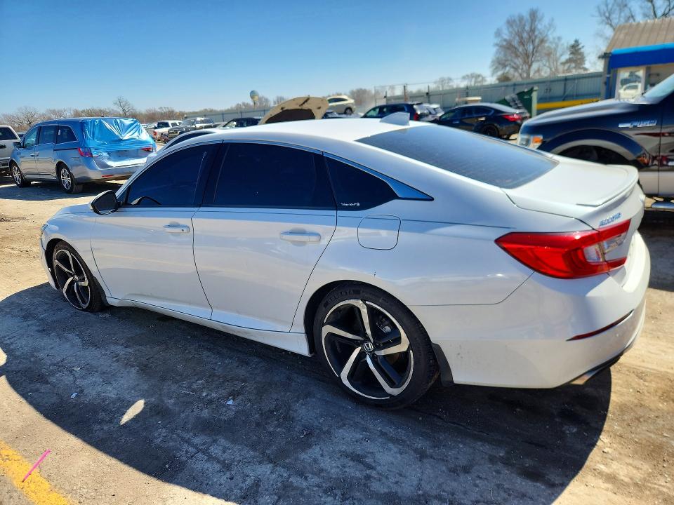 2019 Honda Accord VIN 1HGCV1E32KA100834 COPART salvage auction — FRONT END, Wv - Salvage Certificate, sold $4,700 on 2026-08-03 (photo 2)