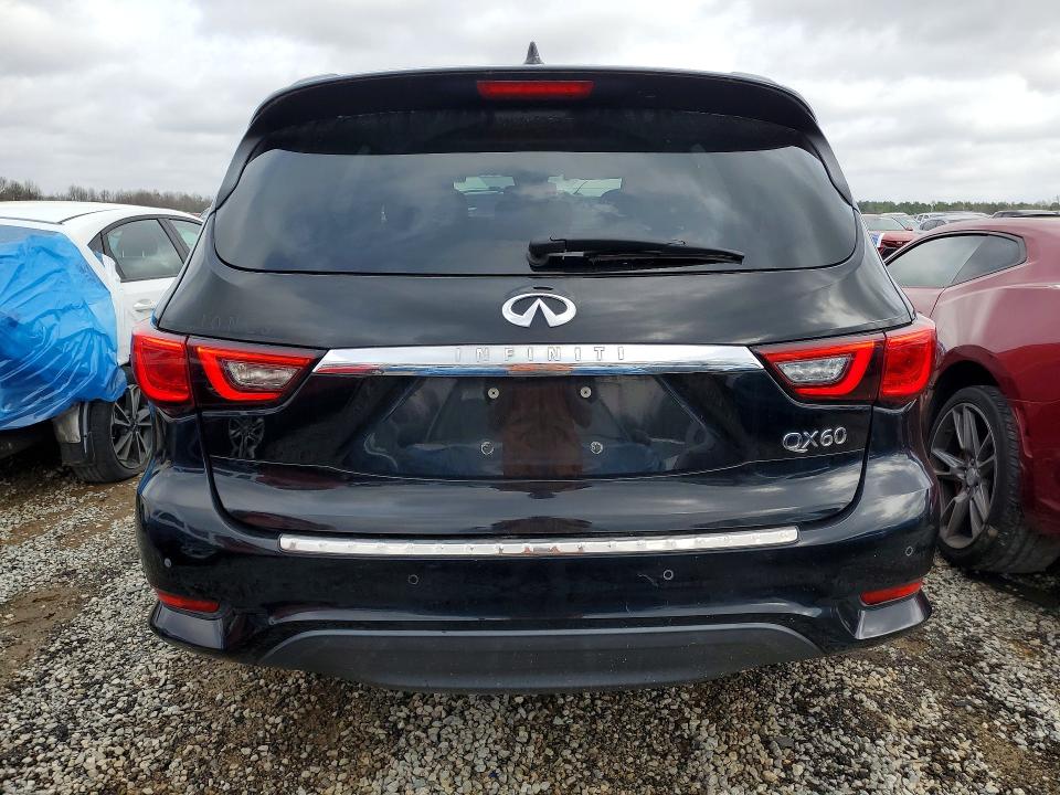 2019 Infiniti Qx60 VIN 5N1DL0MN6KC509909 COPART salvage auction — NORMAL WEAR, Tn - Salvage Certificate, sold $6,100 on 2026-07-09 (photo 6)