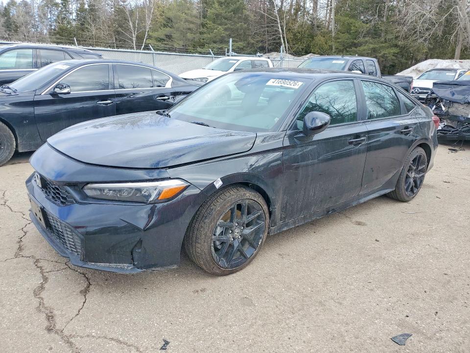2026 Honda Civic VIN 2HGFE2F56TH106769 COPART salvage auction — FRONT END, ON - PERMIT NO BRAND - UNFIT, sold $5,300 on 2026-07-23 (photo 1)