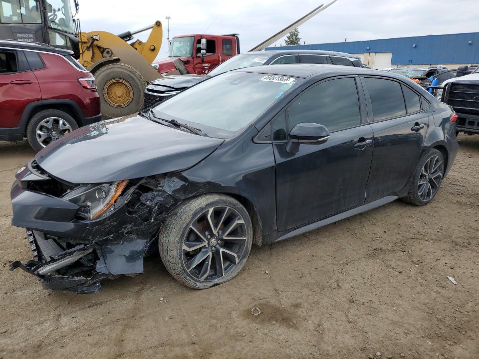 2020 Toyota Corolla VIN JTDS4RCE4LJ012949 COPART salvage auction — FRONT END, Salvage Title, sold $1,550 on 2026-07-24 (photo 1)