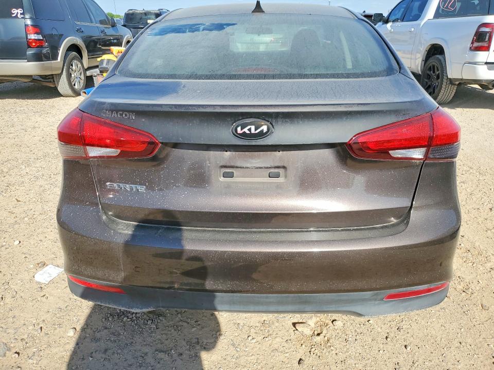2018 Kia Forte VIN 3KPFK4A74JE197254 COPART salvage auction — FRONT END, Tx - Salvage Vehicle Title, sold $1,900 on 2026-07-09 (photo 6)