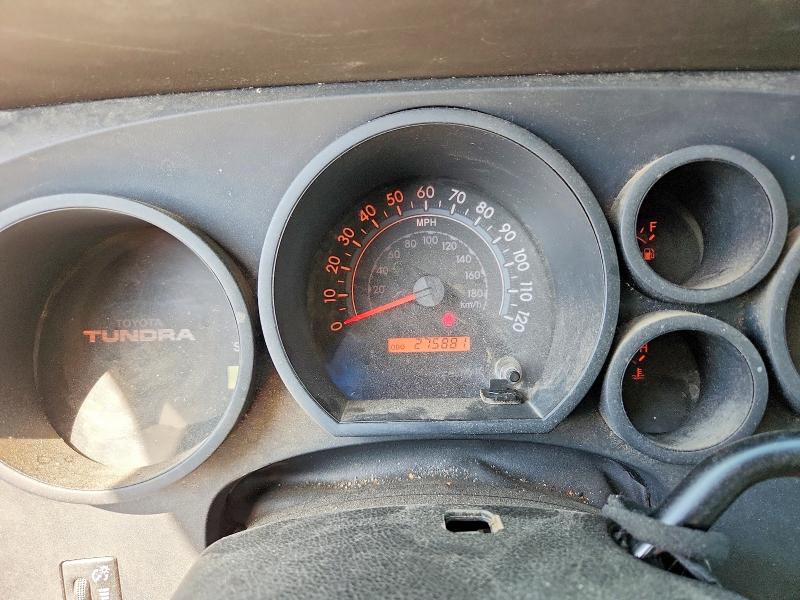 2008 Toyota Tundra VIN 5TFRU54198X012274 COPART salvage auction — FRONT END, Tn - Certificate Of Title, sold $2,400 on 2026-07-20 (photo 9)