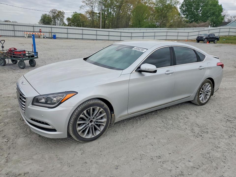 2017 Genesis G80 VIN KMHGN4JE8HU172097 COPART salvage auction — REAR END, Nc - Salvage Certificate Of Title, sold $2,600 on 2026-07-29 (photo 1)
