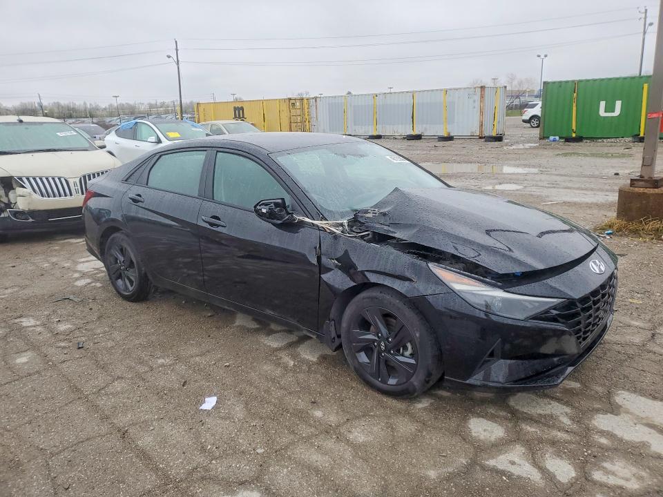 2022 Hyundai Elantra VIN KMHLM4AG8NU344692 COPART salvage auction — FRONT END, In - Cert Of Title-Salvage Title, sold $4,750 on 2026-07-21 (photo 4)
